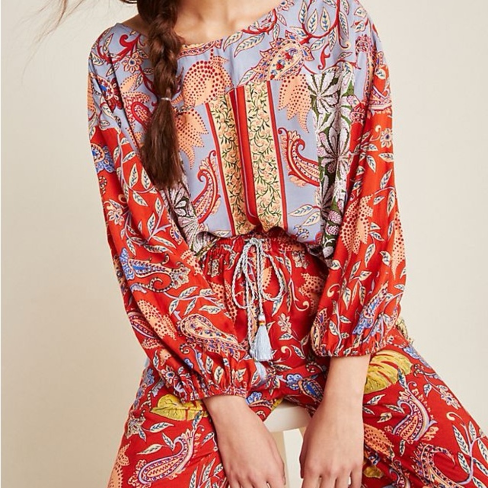 Anthropologie Sonrisa Pajama Set